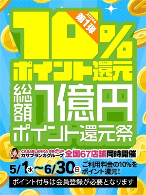 1億円ポイント還元祭「天使のゆびさき姫路店」